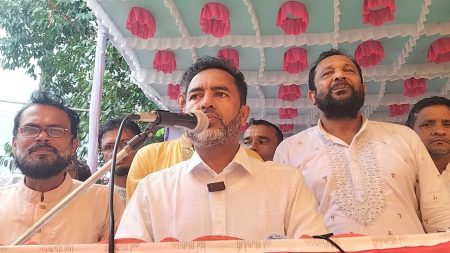 সুনামগঞ্জ-১: আনিসুল হকের নেতৃত্বে জামালগঞ্জ জনসভায় ৩১ দফা বাস্তবায়নের অঙ্গীকার
