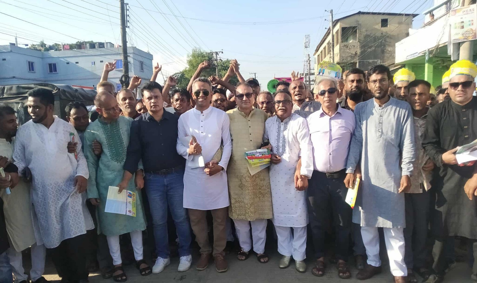 জগন্নাথপুরে ৪ এমপি প্রার্থী একজোট, ধানের শীষে দিবো ভোট